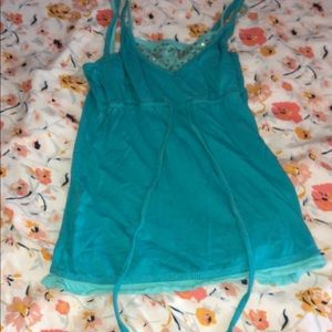 Blue tank top
